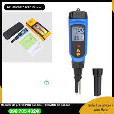 Tester pHmetro con certificado de Calidad en 3 puntos