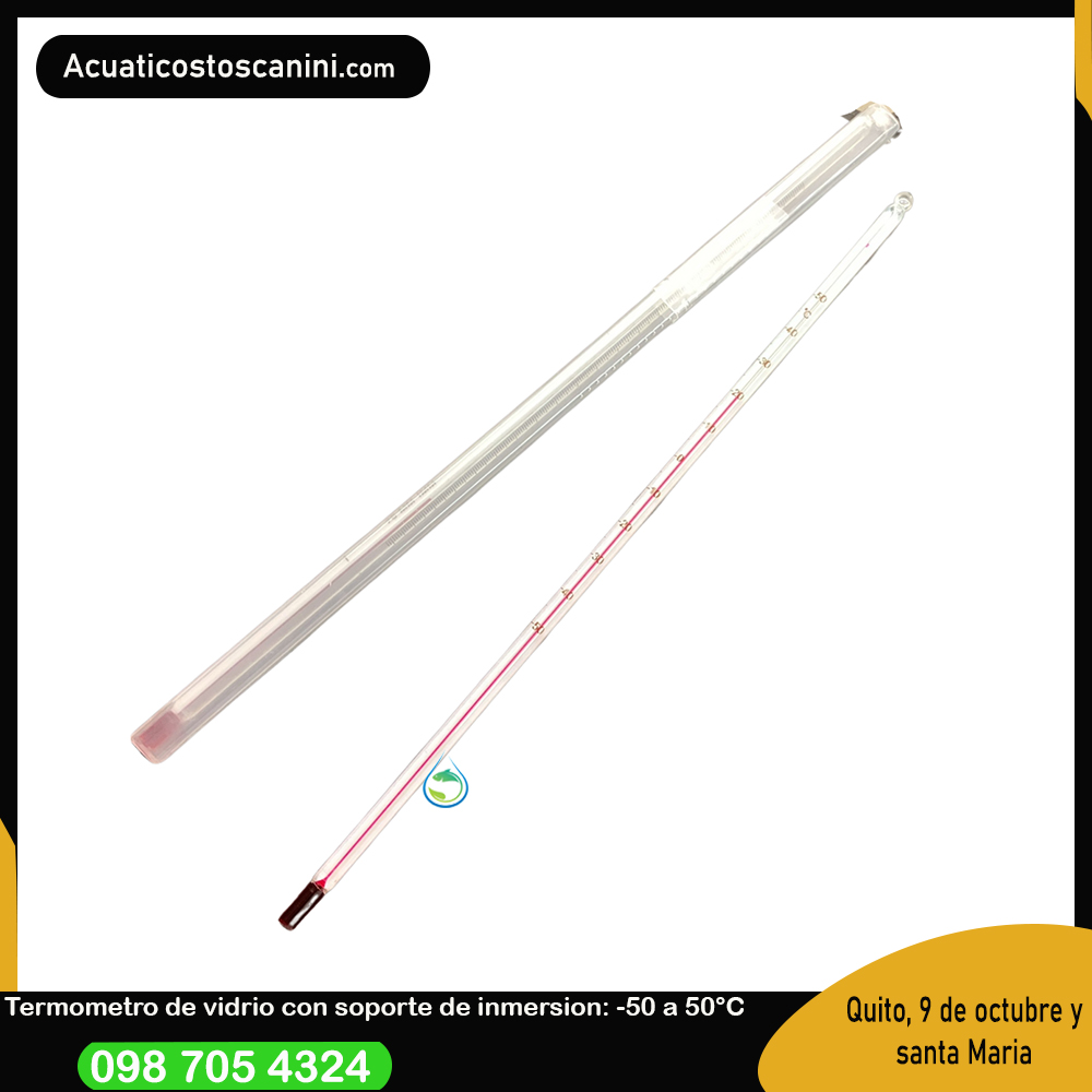 Termometor de alcohol -50 a 50