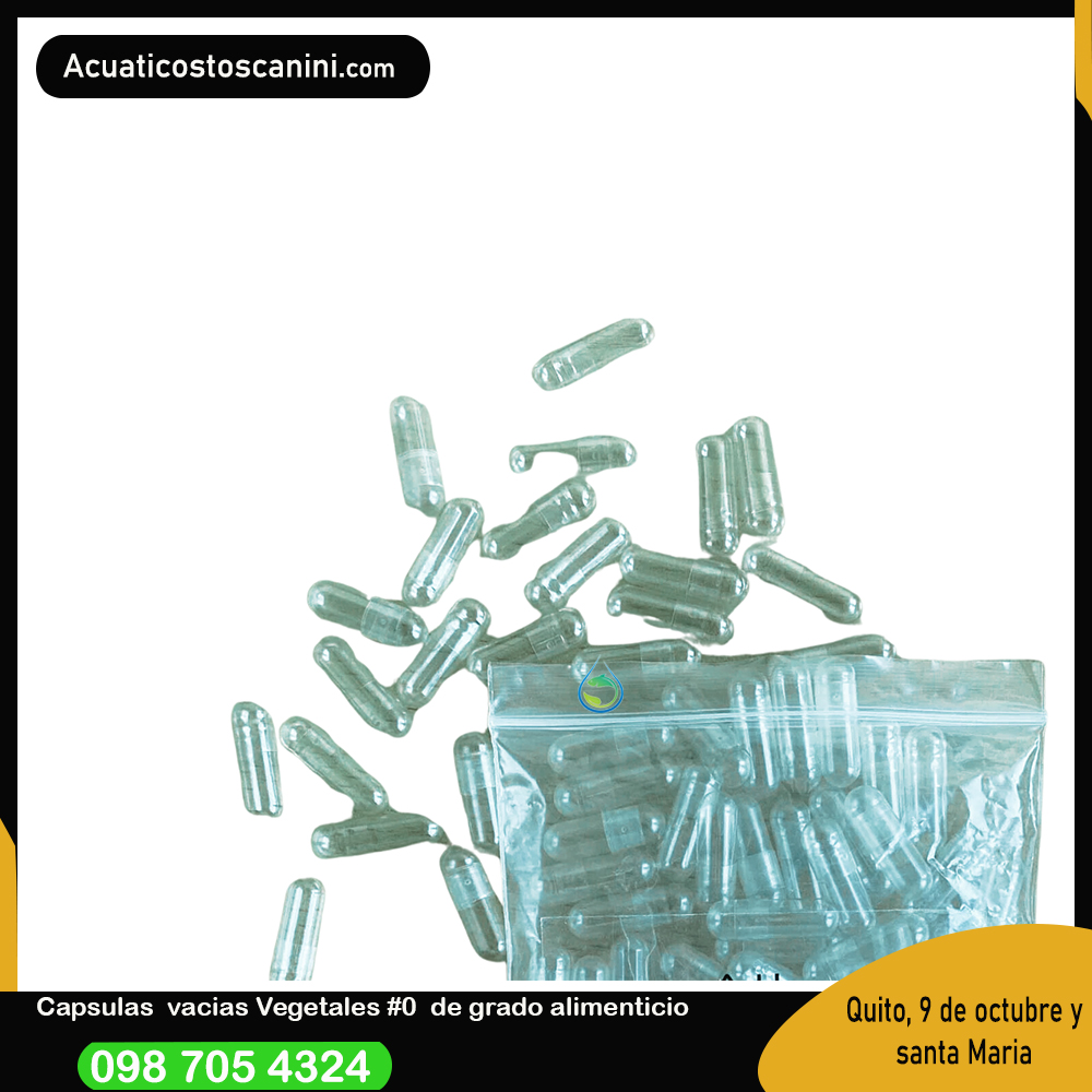 capsulas vacias de gelatina