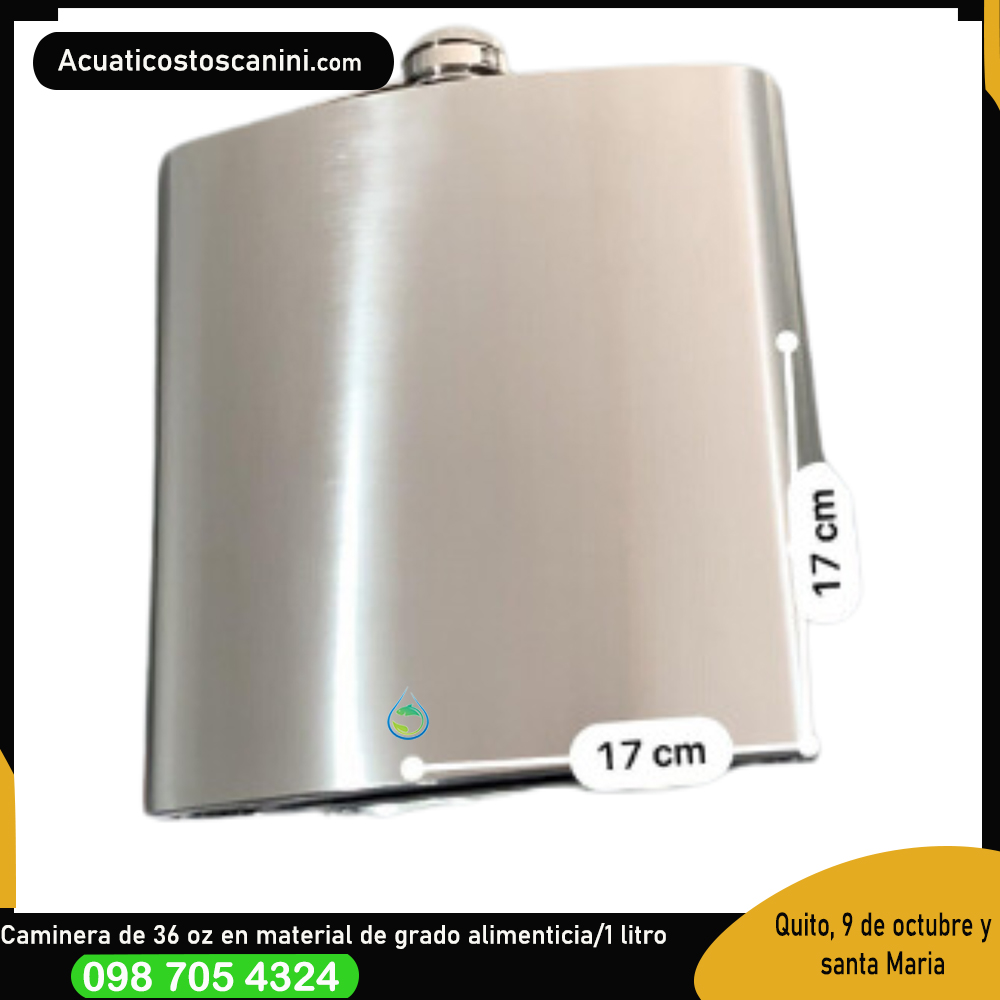 Caminera cantinflora de 36 onzas de capacidad o 1 litro