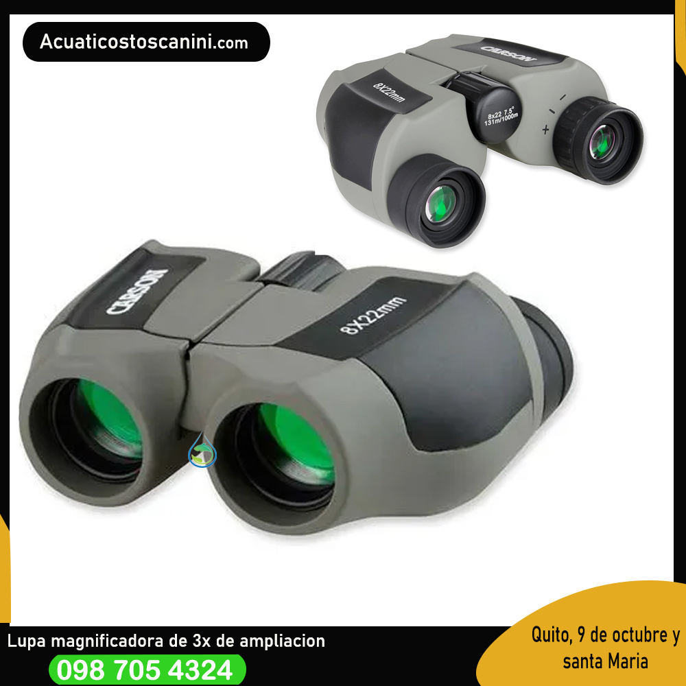Binoculares prismaticos de 8x22mm