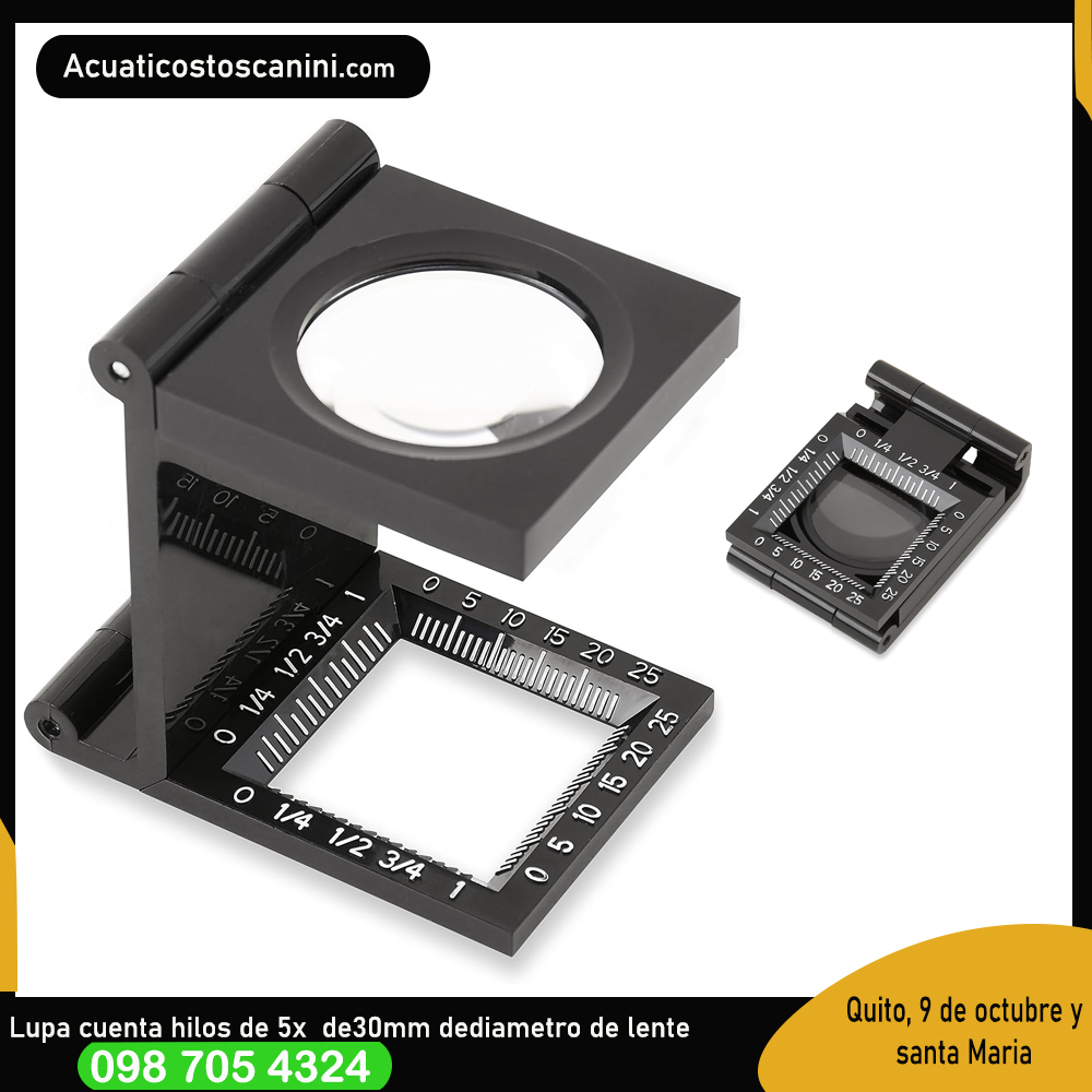 Lupa de 5x con 30mm de dimensiones de lente 