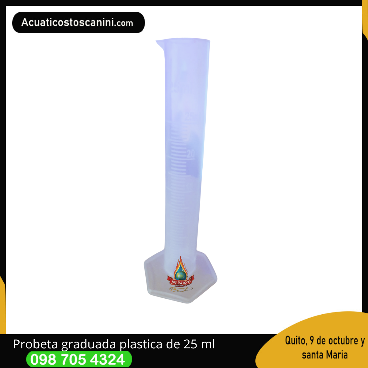 Probeta Palstica de 25 ml milimitraad