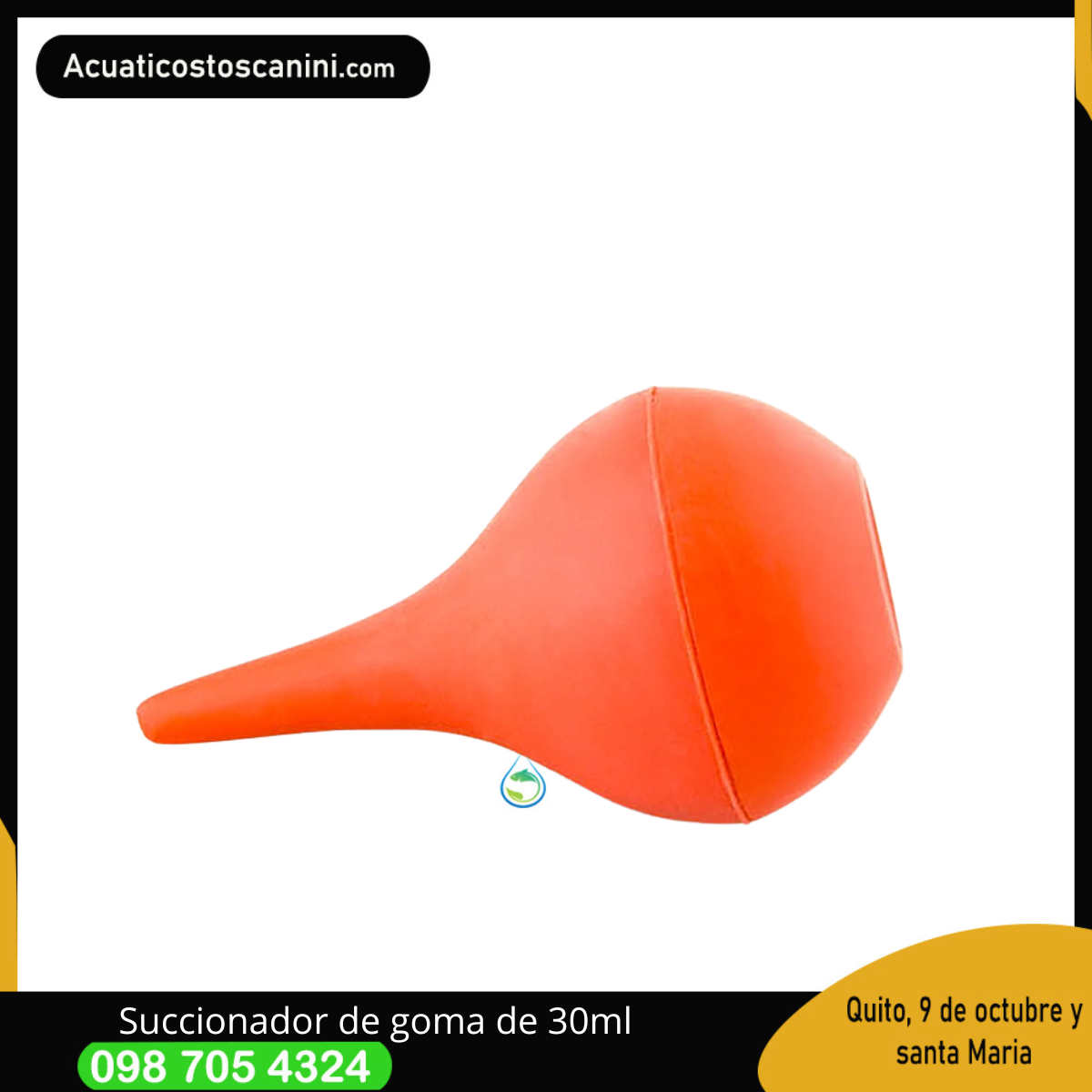 Succionador de goma de 60ml de capacidad