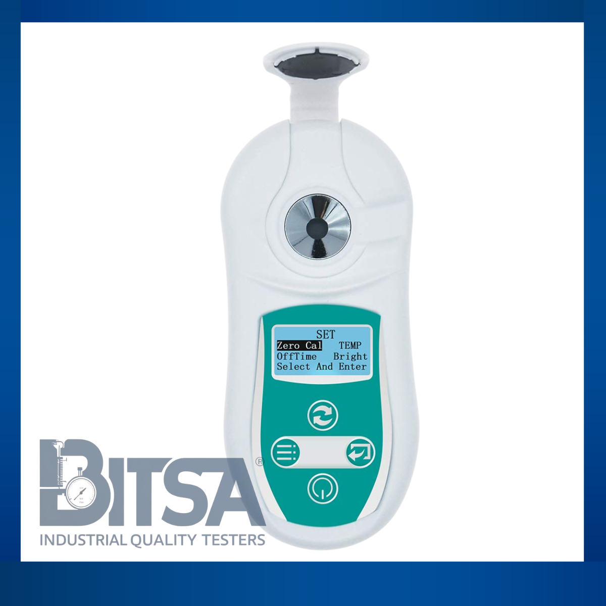 Brixómetro Digital Profesional 0 - 53% Y Temperatura gaseosas jugos PAL102