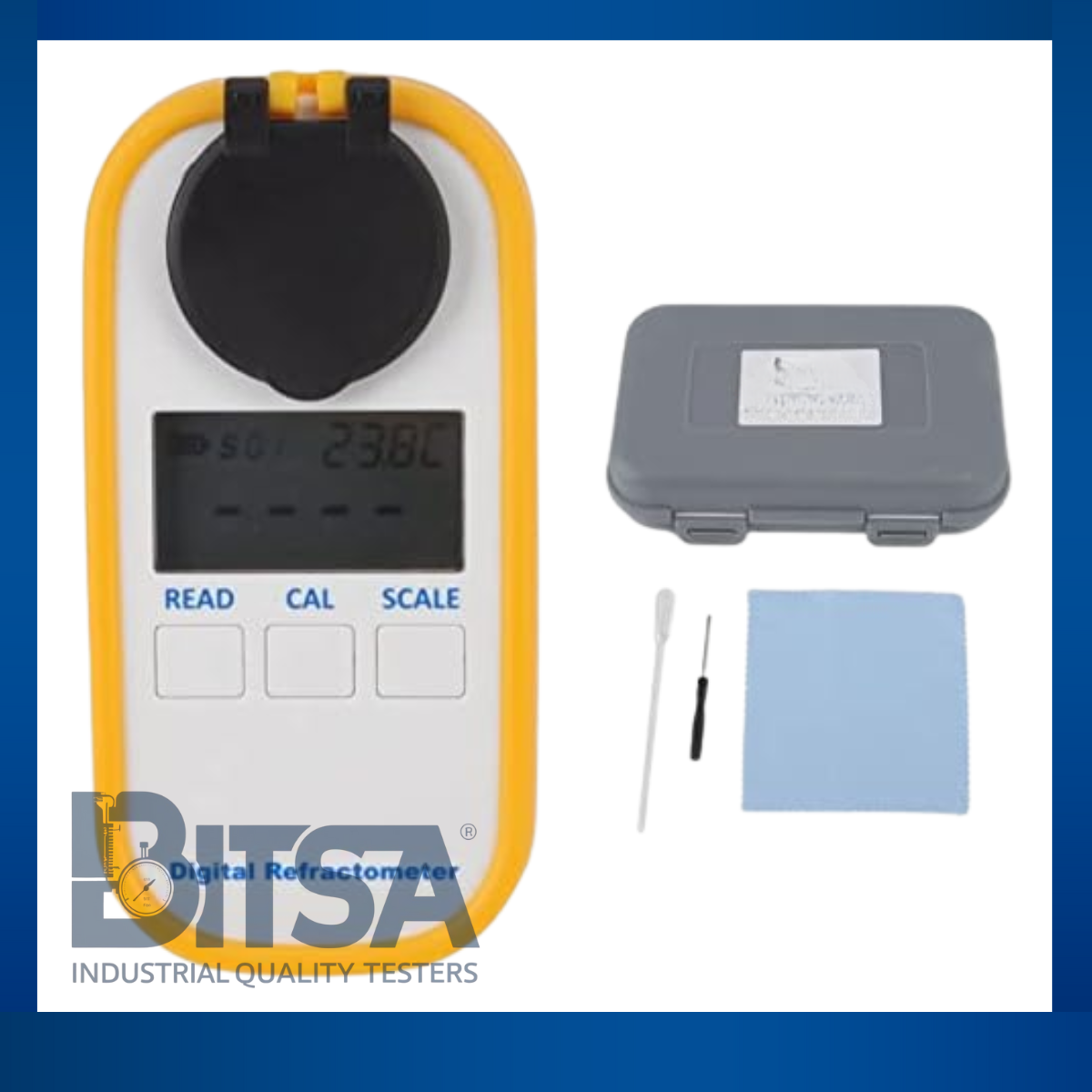 Brix Digital Profesional 0-90 % Con Case DR102 jugos manjar dulces y más