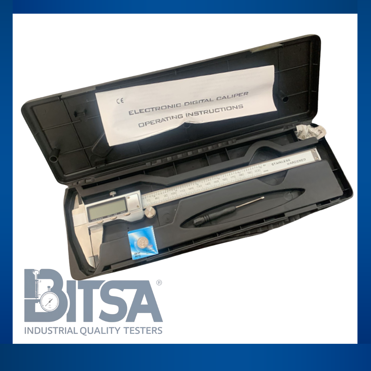 Calibrador Metálico Digital  Pie de Rey de 8 Pulgadas 200mm incluye la caja 