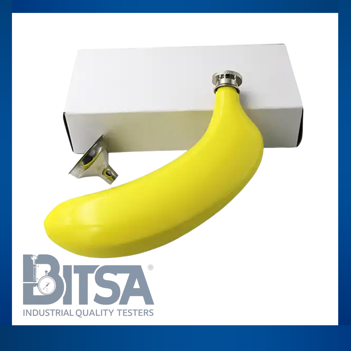 Caminera Licorera de Acero Inoxidable 148ml - 5oz tipo Banana