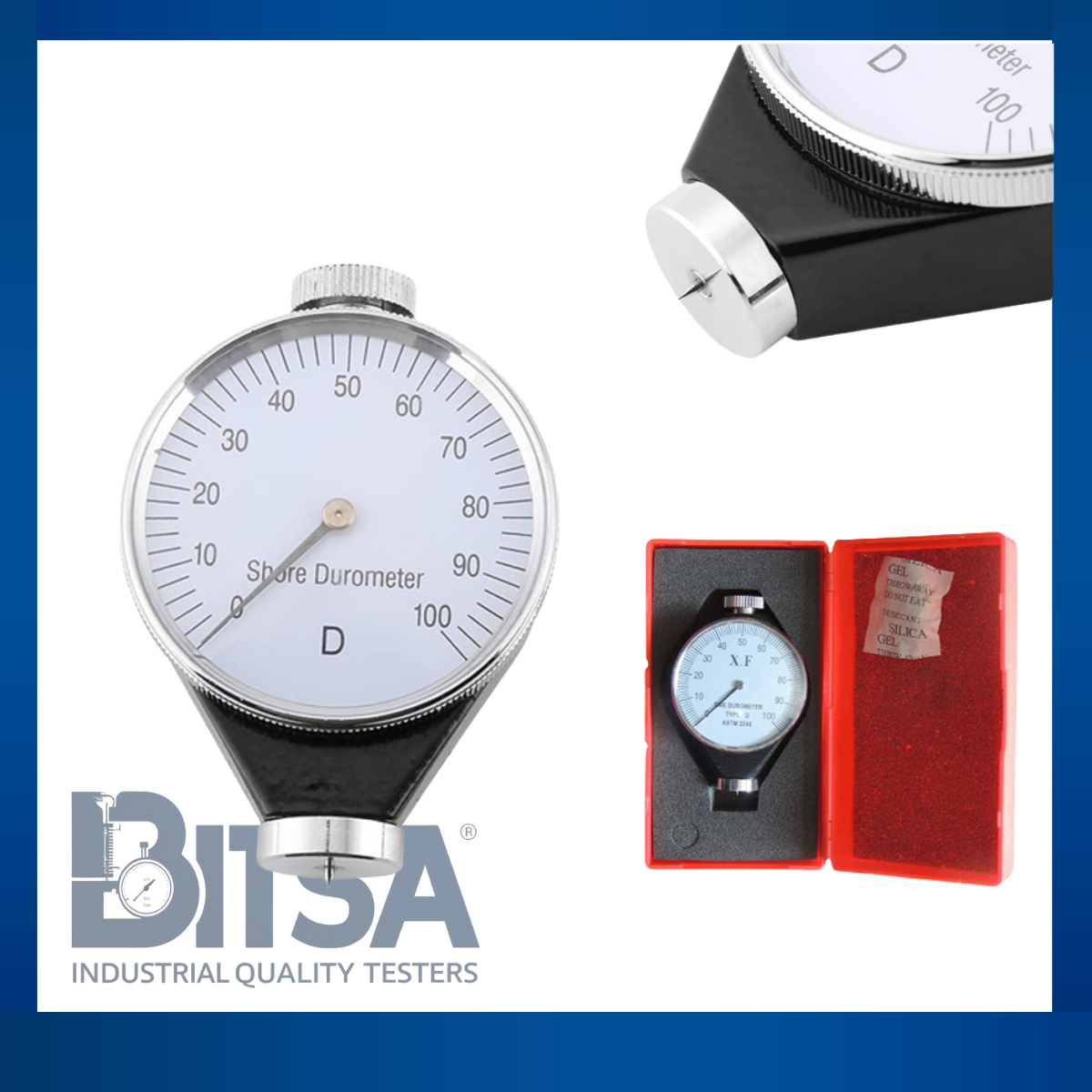 Durómetro Analógico Tipo D 