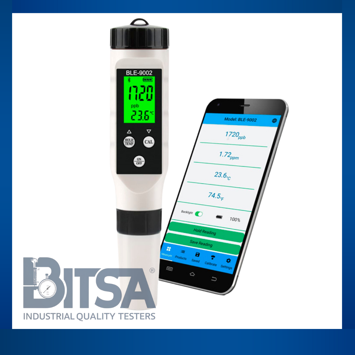 Tester Digital de Hidrogeno Disuelto H2