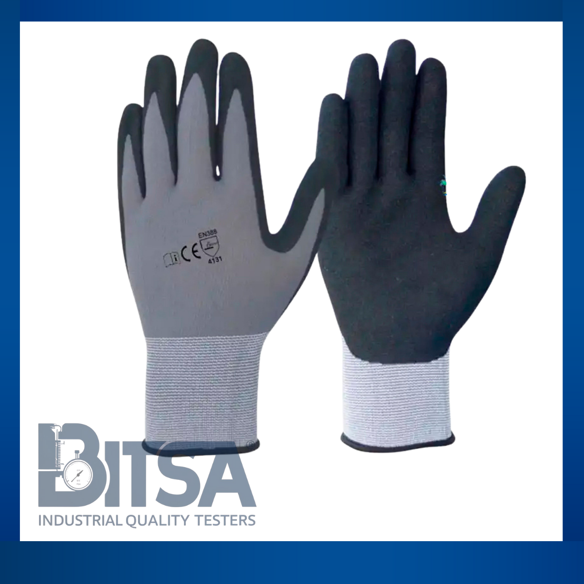 X Par Guantes Protectores De Naylon Talla M