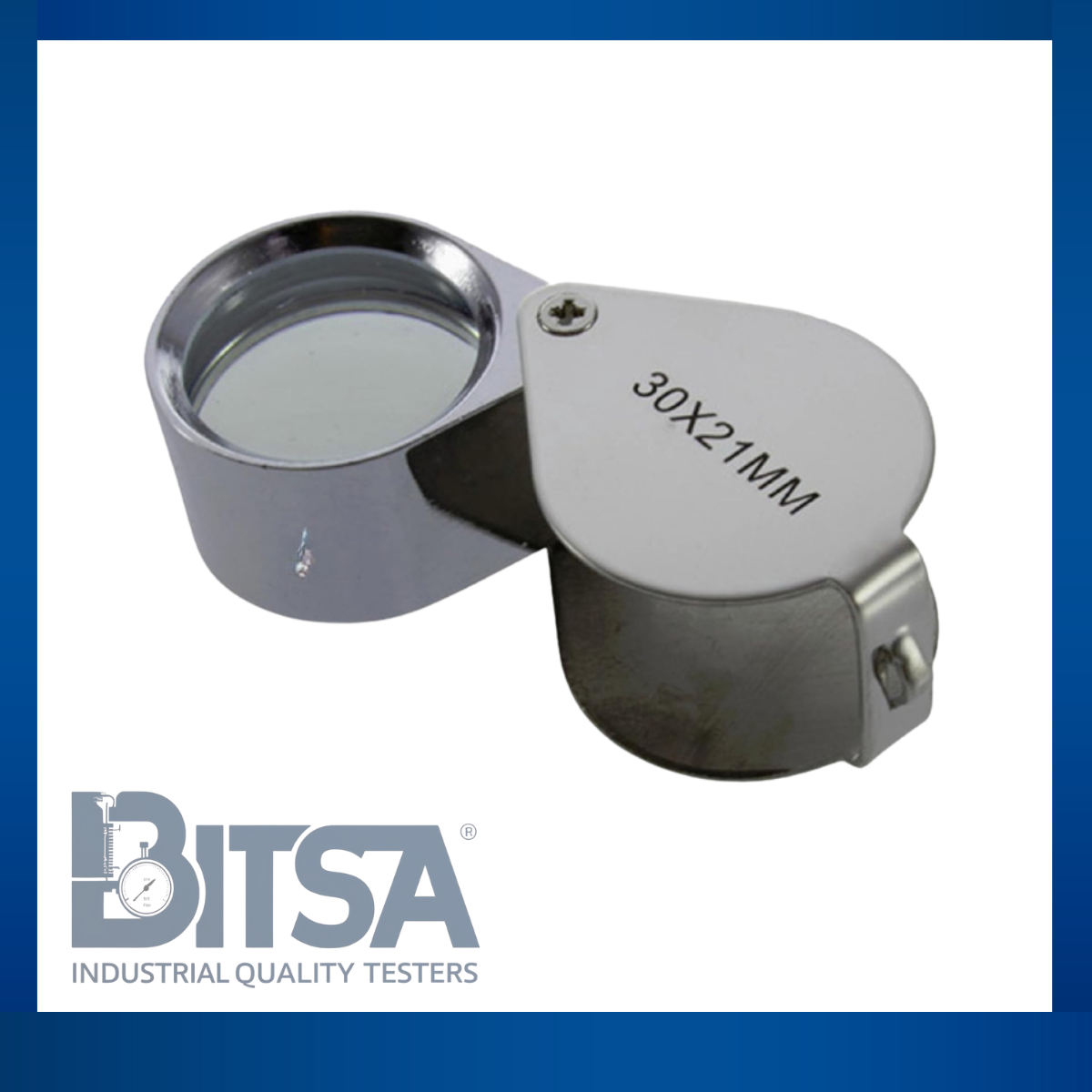 Mini Lupa 30X 30X21mm Microscopio para ver insectos hojas nervaduras