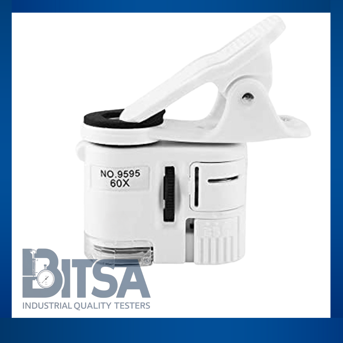 Mini Microscopio 60X Con Adaptador para el celular captura y fotografía tus ensayos directo