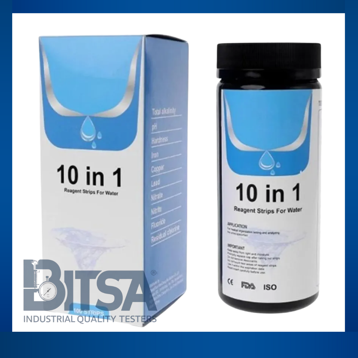 Test Strips PapeL pH 10 IN 1 