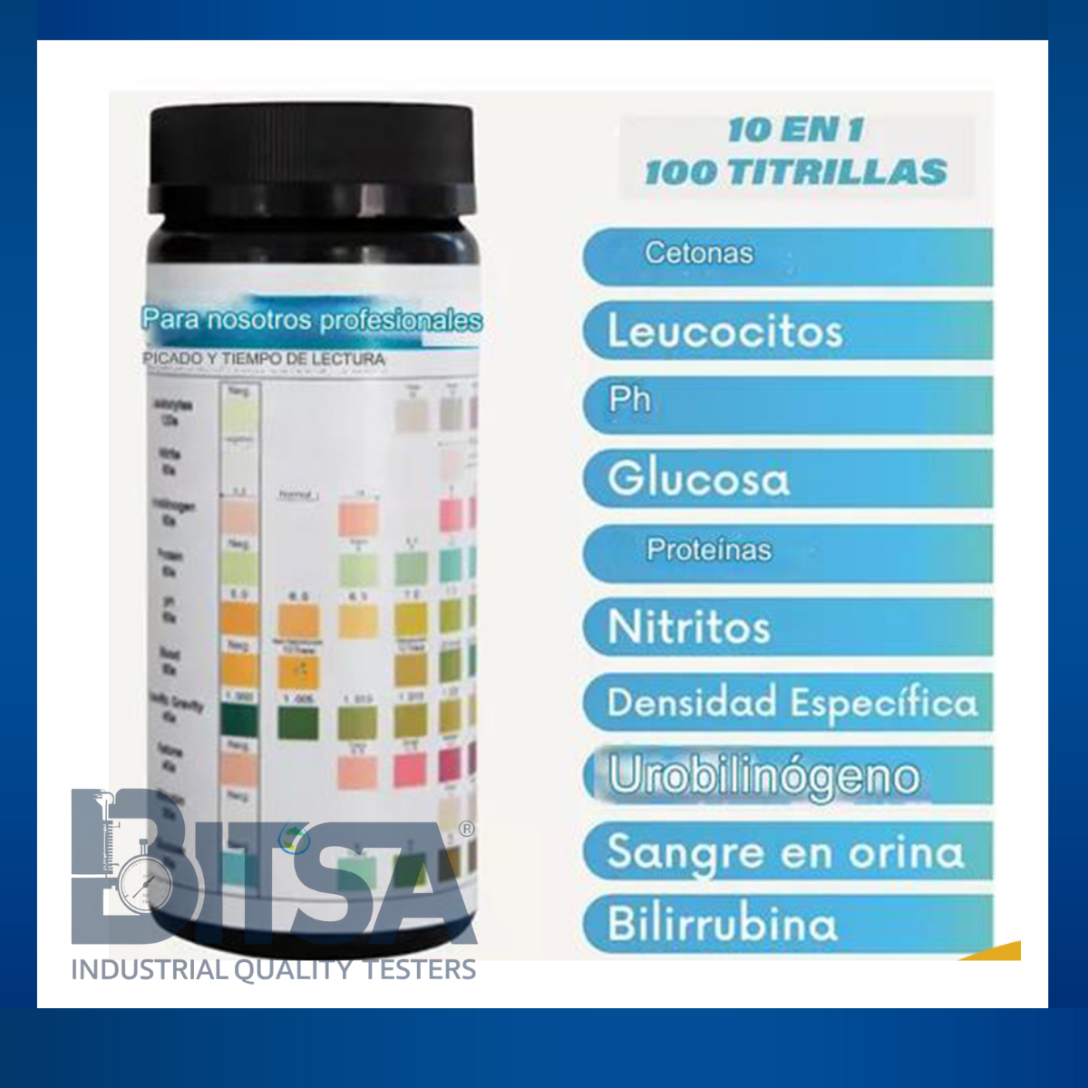 Test Strips Papel pH URS Orina de los Humanos laboratorios