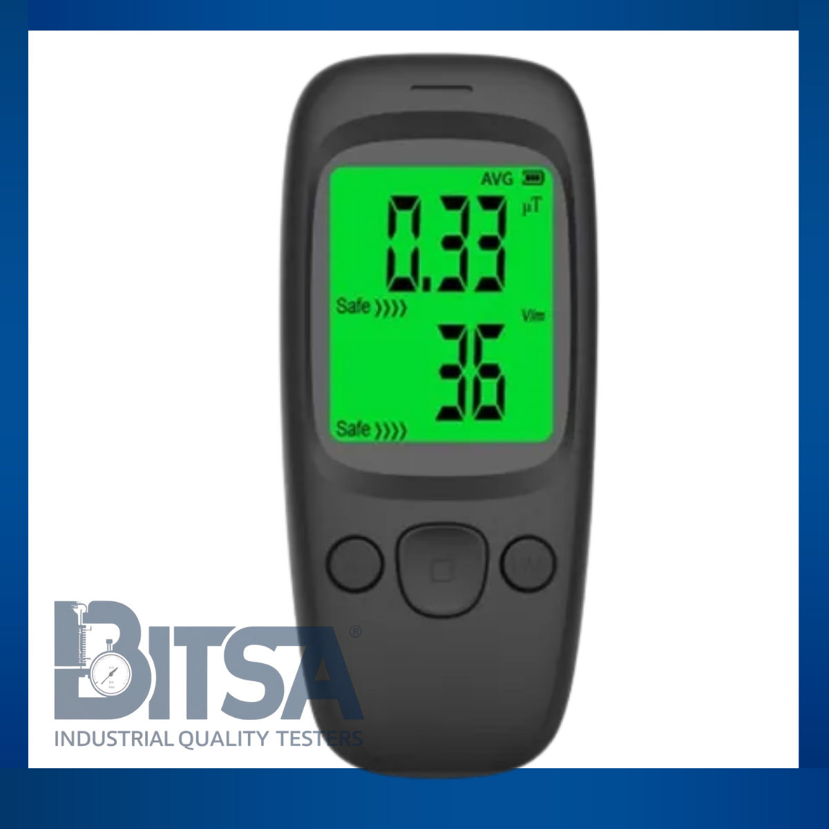 Medidor Digital Lcd De Radiación Electromagnética celular pc laptop tv