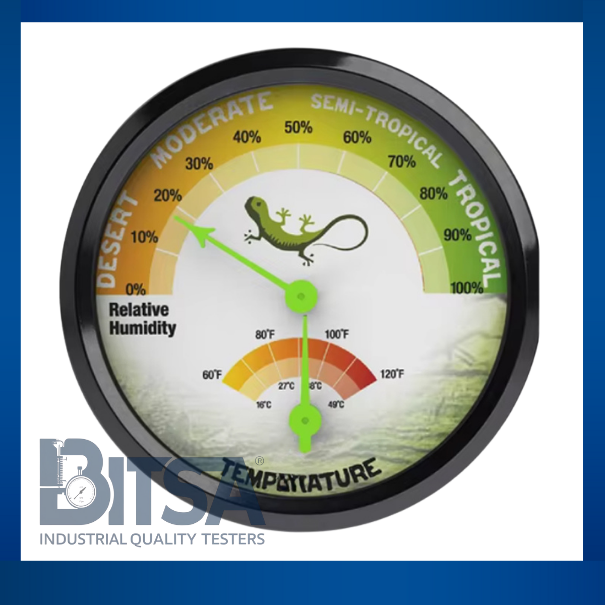 Termohigrometro Analogico para terrarios 