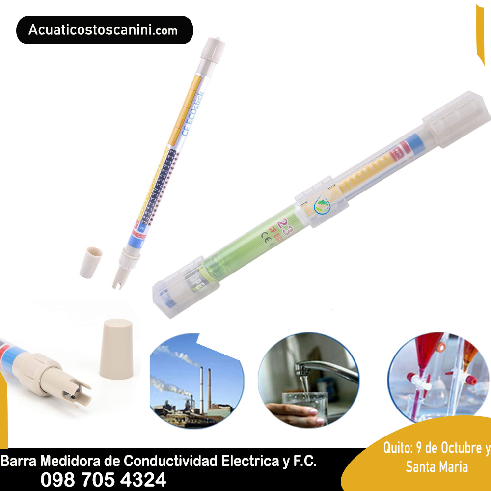 Tester Ec Analógico Con Pilas Aa lectura directa de la conductividad eléctrica del agua suelo