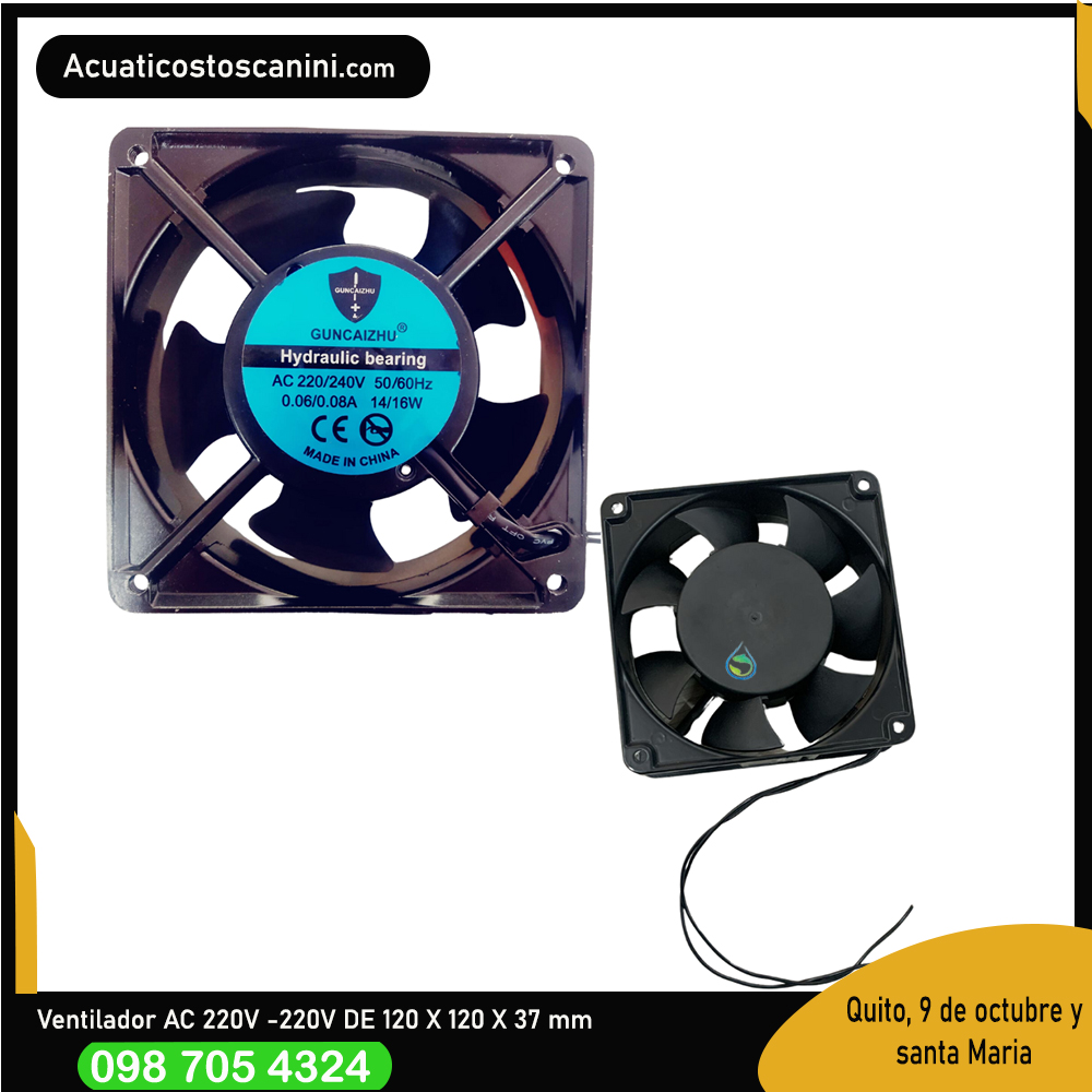 Ventilador 12x12x4 Cm 110 /220 V